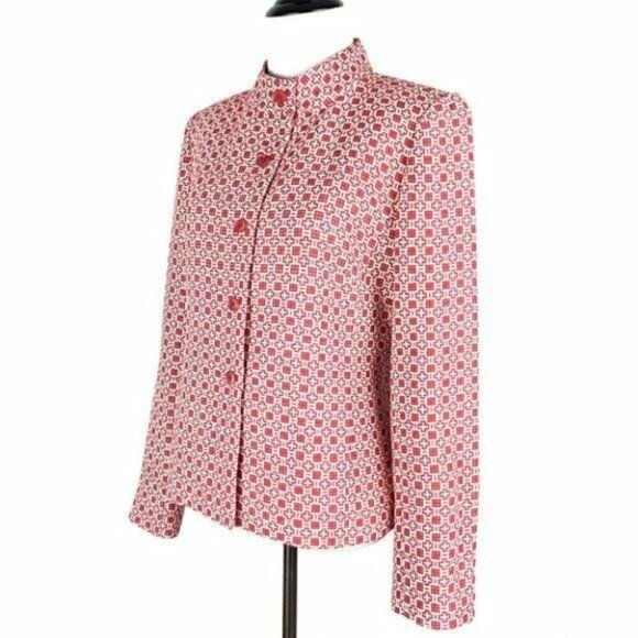 Doncaster blazer size 4 100% silk mandolin career - Picture 7 of 9